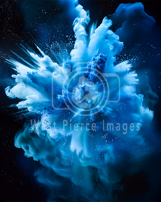 Blue Powder Explosion