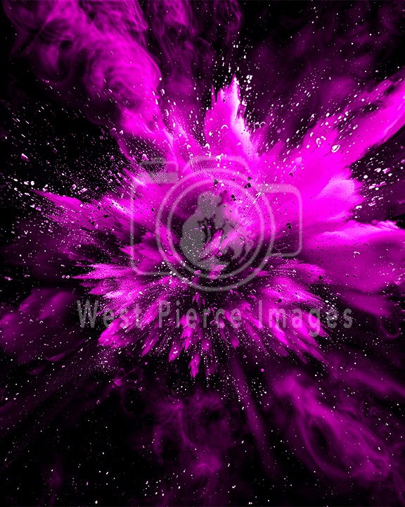 Magenta Powder Burst