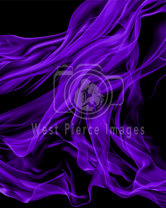 Purple Unfurled Silk