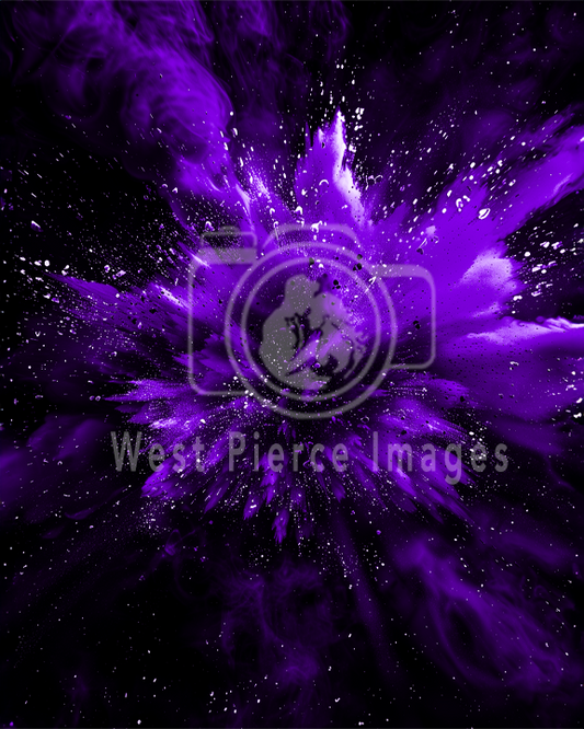 Purple Powder Burst