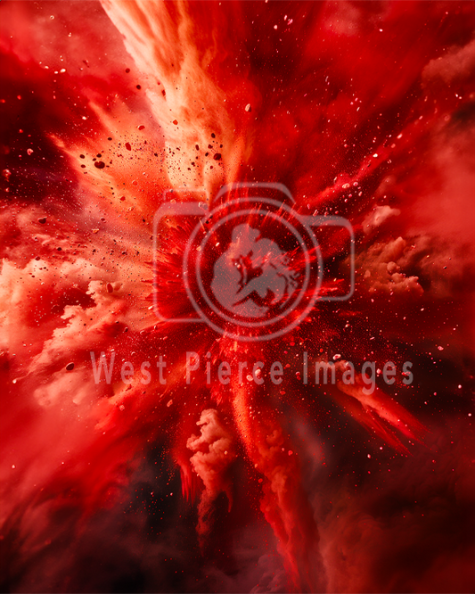 Red Powder Explosion