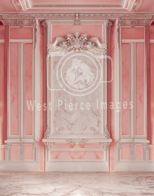 Victorian Peach Marble