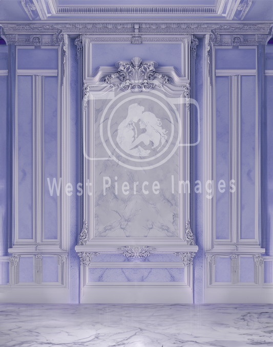 Victorian Periwinkle Marble