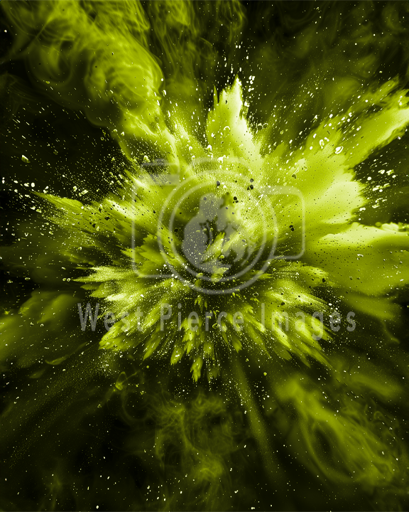 Chartreuse Powder Burst