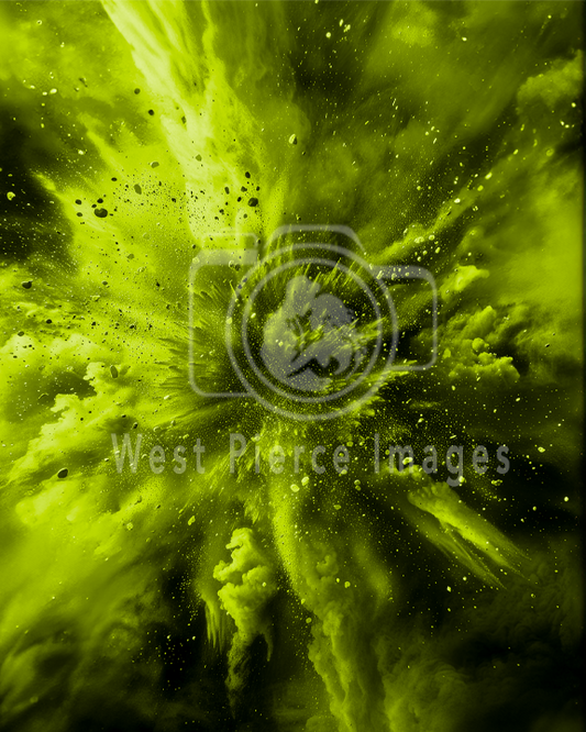 Chartreuse Powder Explosion