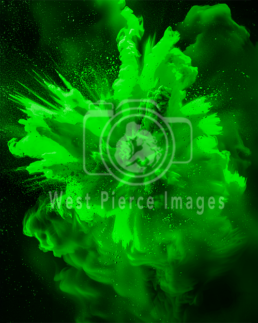 Green Powder Explosion